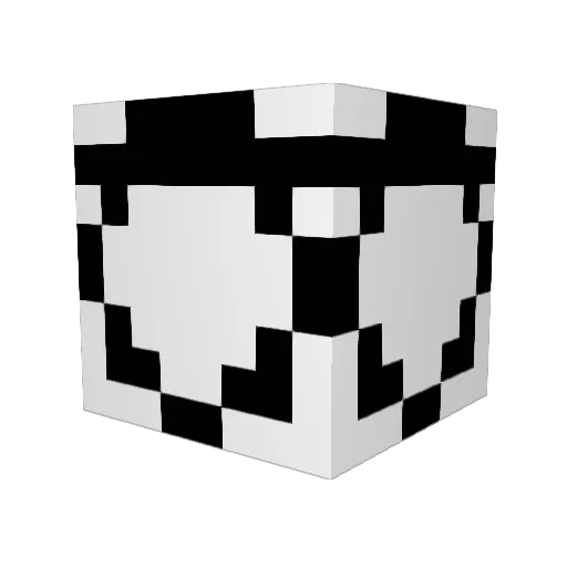 rako77 Minecraft avatar head, 3D render
