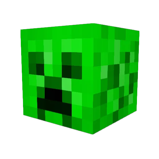 rakuli013 Minecraft avatar head, 3D render