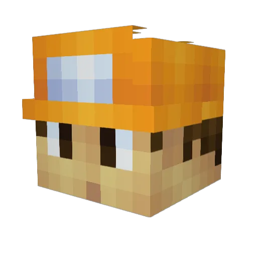 ralf461 Minecraft avatar head, 3D render