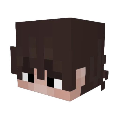 ralflovesoroes Minecraft avatar head, 3D render