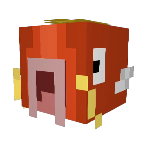 ralincher Minecraft avatar head, 3D render