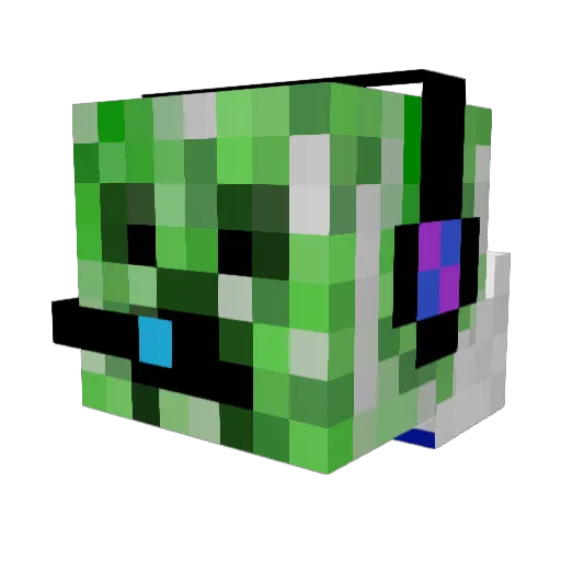 rallehaver Minecraft avatar head, 3D render