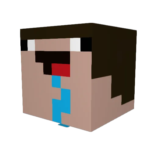 rallemus117 Minecraft avatar head, 3D render