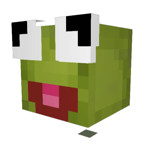 ralpah Minecraft avatar head, 3D render