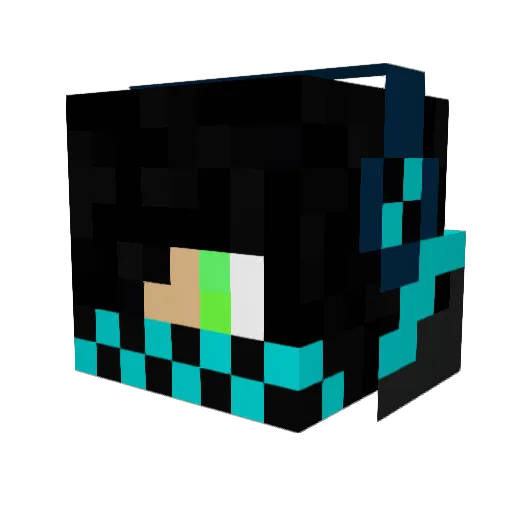 ralph013 Minecraft avatar head, 3D render