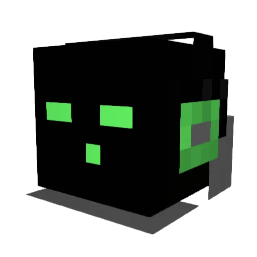 ralphkegels Minecraft avatar head, 3D render