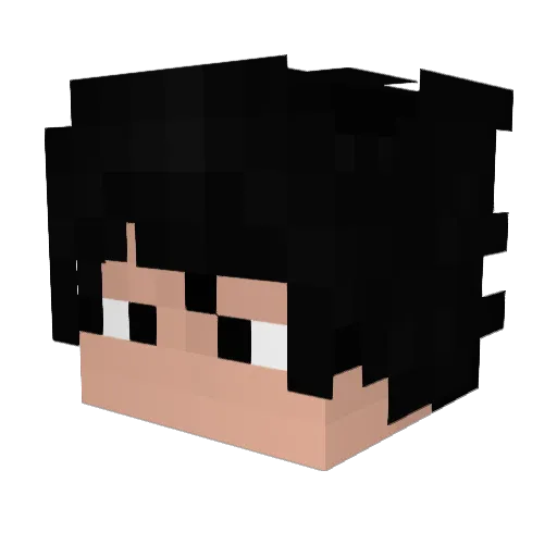 ram0ss18 Minecraft avatar head, 3D render