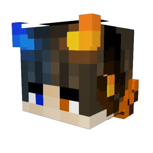 ramageddon12 Minecraft avatar head, 3D render