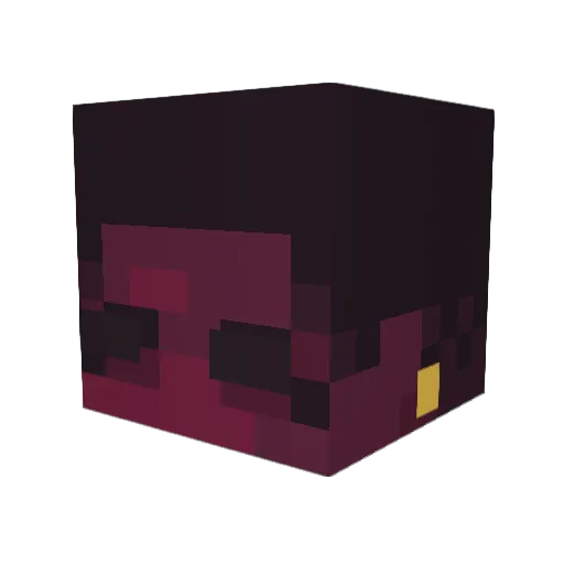 ramblz Minecraft avatar head, 3D render