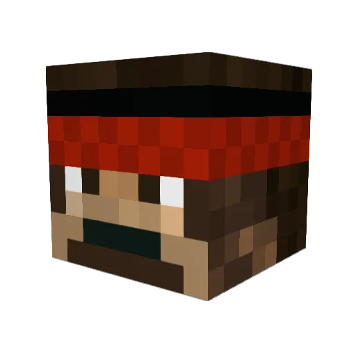 ramboj4 Minecraft avatar head, 3D render