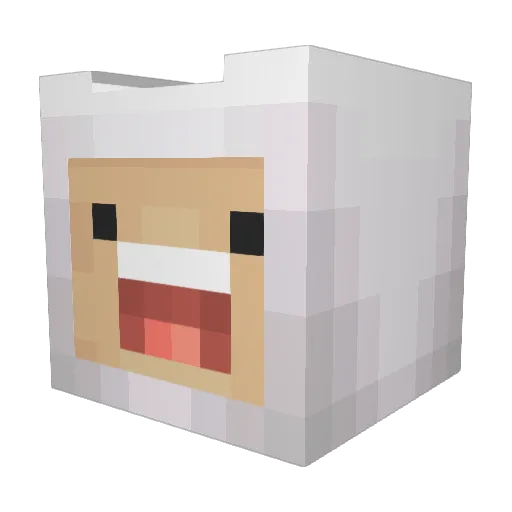ramd_doa Minecraft avatar head, 3D render
