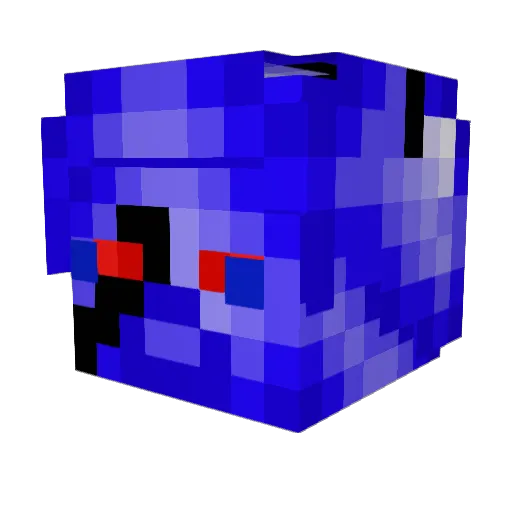 ramen109 Minecraft avatar head, 3D render