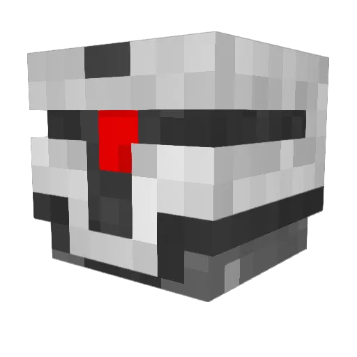 ramen_3 Minecraft avatar head, 3D render