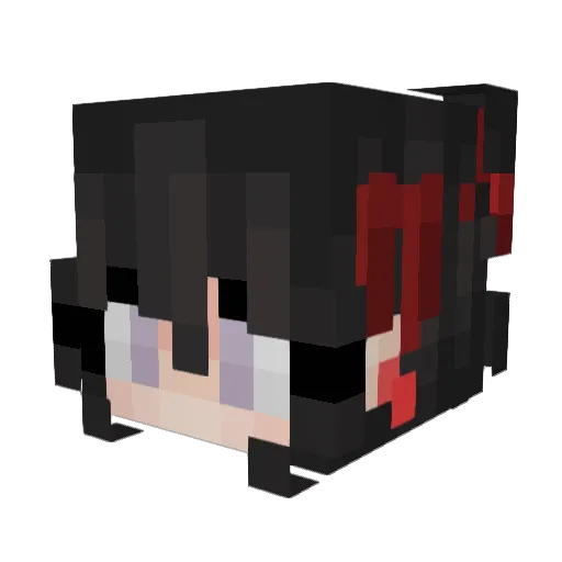 ramencakes_ Minecraft avatar head, 3D render