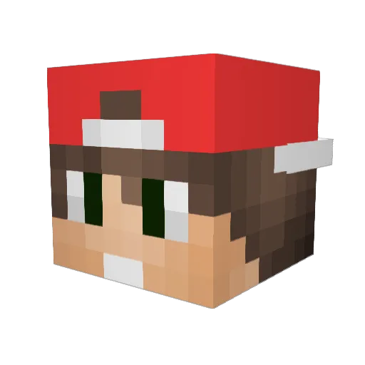 ramenjake Minecraft avatar head, 3D render