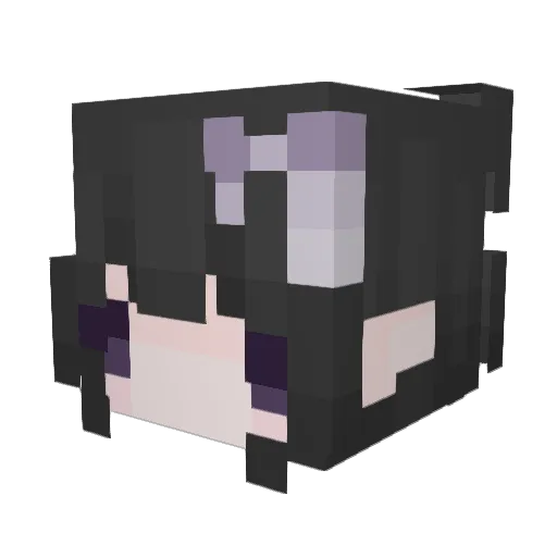 ramentop001 Minecraft avatar head, 3D render