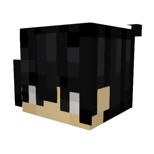 ramenweaver Minecraft avatar head, 3D render