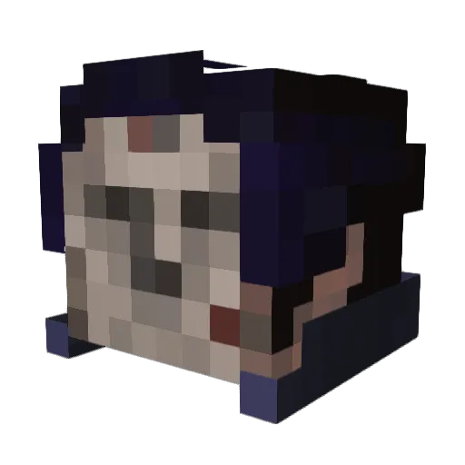 rami7732 Minecraft avatar head, 3D render