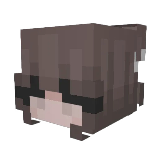 rami_02 Minecraft avatar head, 3D render