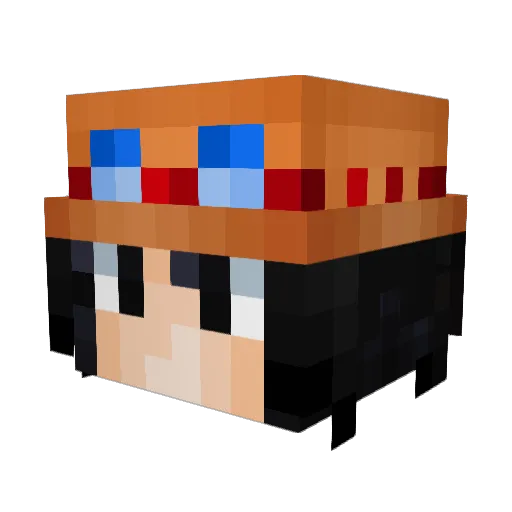 rami_xd4 Minecraft avatar head, 3D render