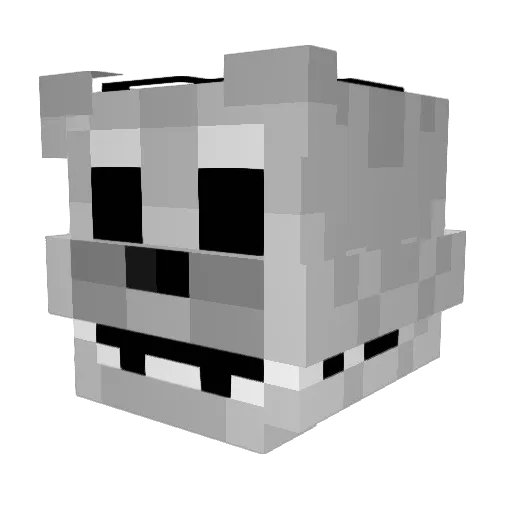 ramiivb Minecraft avatar head, 3D render