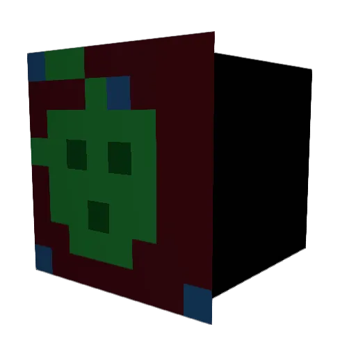 ramil11 Minecraft avatar head, 3D render