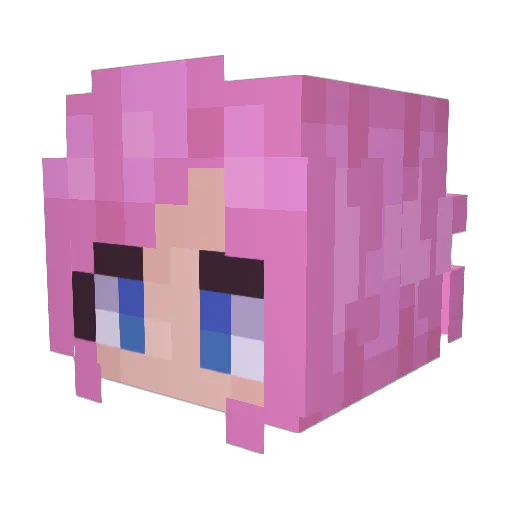 ramirocore Minecraft avatar head, 3D render