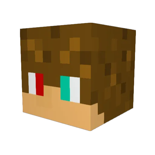 ramiton13 Minecraft avatar head, 3D render