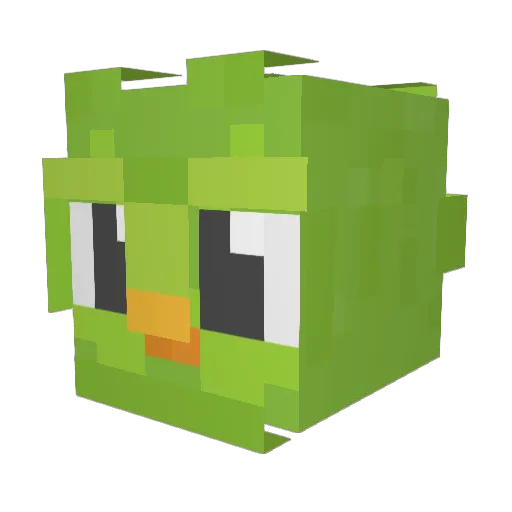 rammenn Minecraft avatar head, 3D render