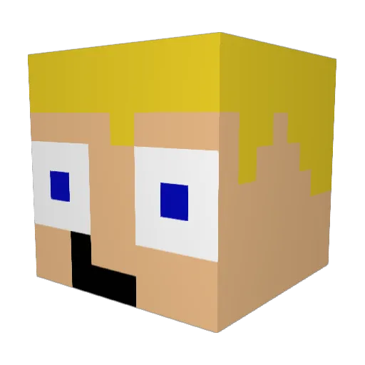 ramnaught_ Minecraft avatar head, 3D render