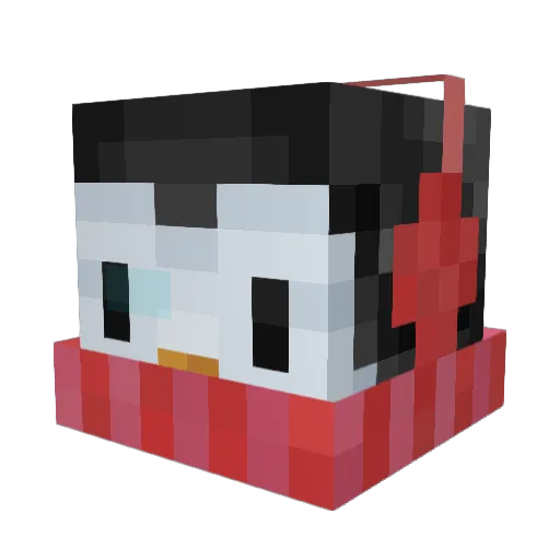 ramne8 Minecraft avatar head, 3D render