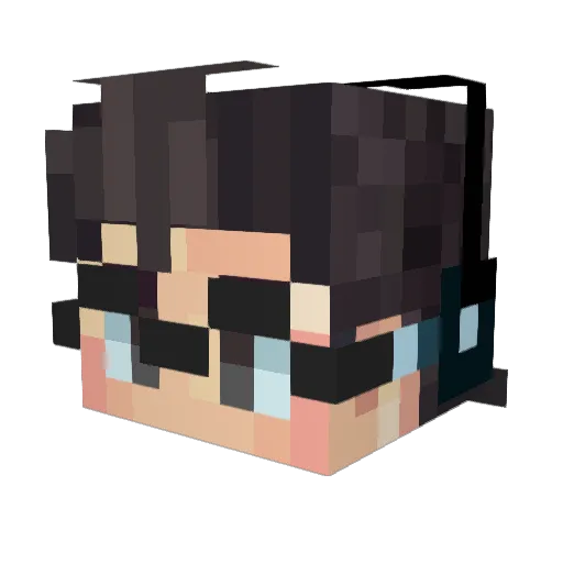ramonchu238 Minecraft avatar head, 3D render