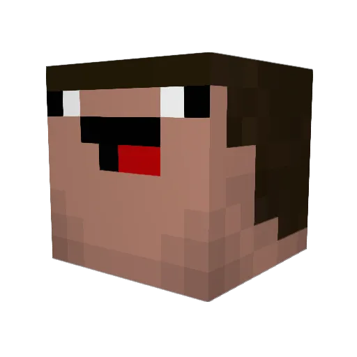 ramonmaas95 Minecraft avatar head, 3D render