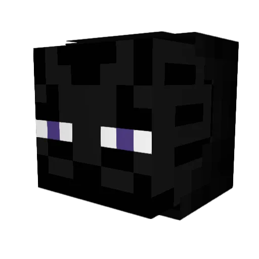 ramoua Minecraft avatar head, 3D render