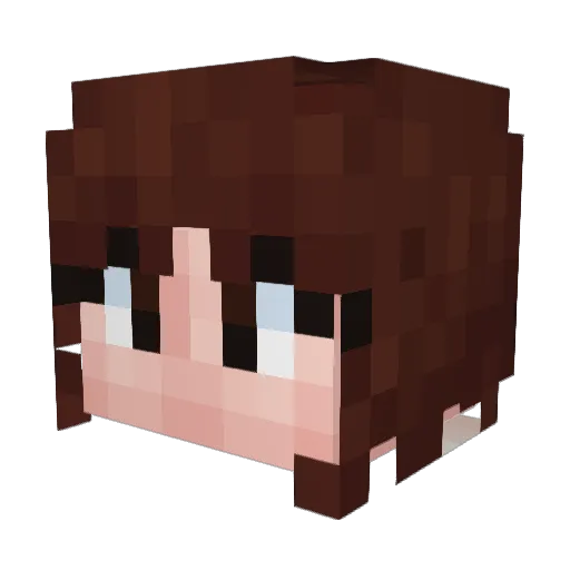 rampday Minecraft avatar head, 3D render