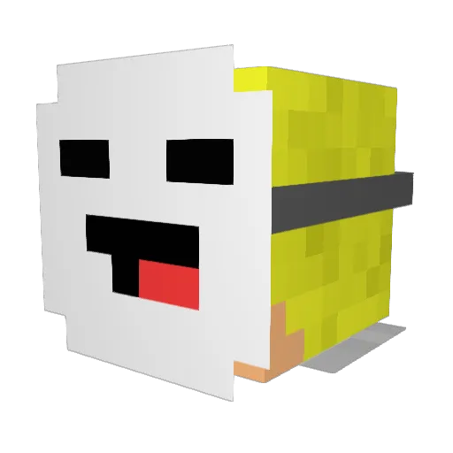 rampje21 Minecraft avatar head, 3D render