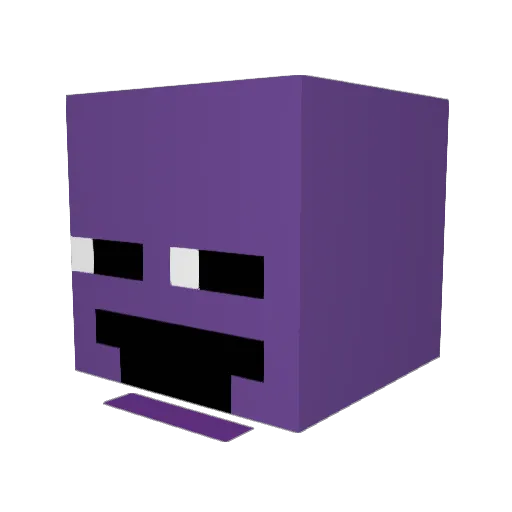 ramskradam Minecraft avatar head, 3D render
