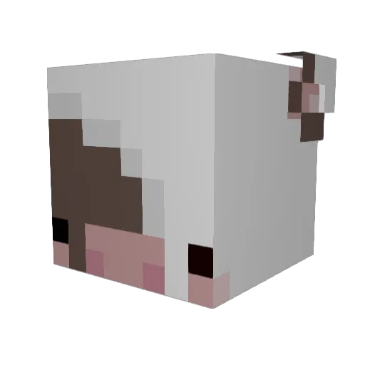 ramskulls Minecraft avatar head, 3D render