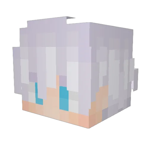 ramspaw Minecraft avatar head, 3D render