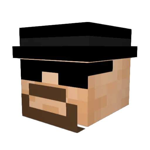 ramster93 Minecraft avatar head, 3D render