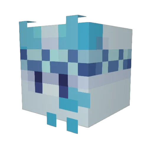 ramthos Minecraft avatar head, 3D render