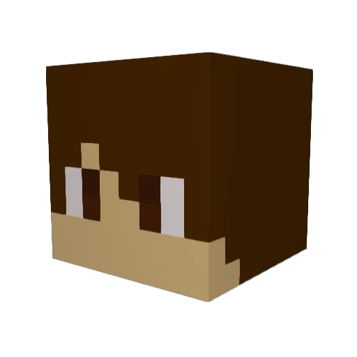 ramy598 Minecraft avatar head, 3D render