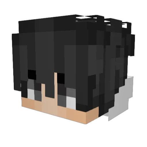 ramyelectric12 Minecraft avatar head, 3D render