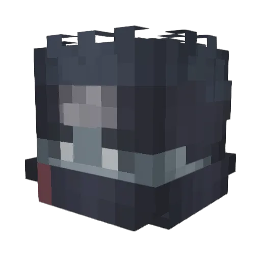 rancci Minecraft avatar head, 3D render