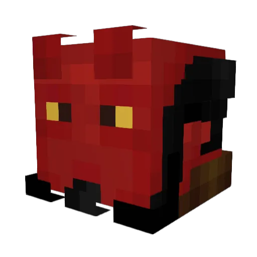 rand1360 Minecraft avatar head, 3D render
