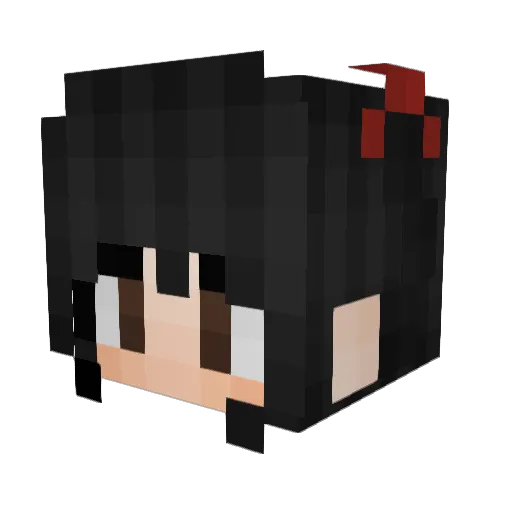 randall1987 Minecraft avatar head, 3D render