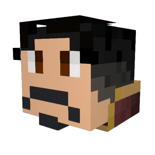 rander420 Minecraft avatar head, 3D render