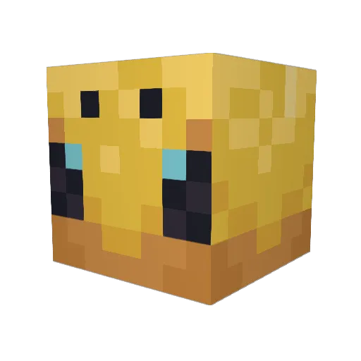 randidax Minecraft avatar head, 3D render