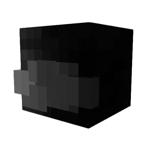 Minecraft-Avatar von randie: Kopf als 3D-Render
