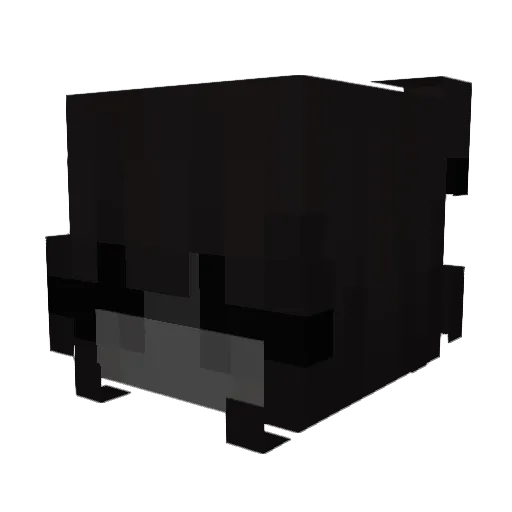 randomHau5 Minecraft avatar head, 3D render